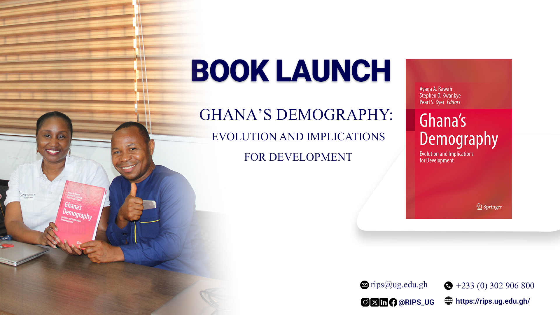 RIPS launches seminal edited volume on Ghana’s Demography